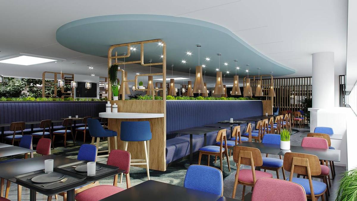 C’est à la capitale qu’une grande entreprise de voyage aérien a missionné notre équipe de réaliser le projet d’architecture intérieure pour son projet de restaurant d’entreprise

Découvrez un style chaleureux, coloré et ancré dans un univers proche des brasseries contemporaines. Les touches végétales contribuent au bien-être des employés et apportent une fraicheur visuelle à l’ensemble.

Nous sommes loin des restaurant d’entreprise traditionnels, vous ne trouvez pas ? 

https://bit.ly/3FGSfss 0